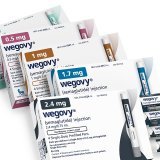 Depuis cette semaine, le médicament anti-obésité Wegovy est disponible en Suisse de manière contingentée et contrôlée. KEYSTONE/AP Novo Nordisk